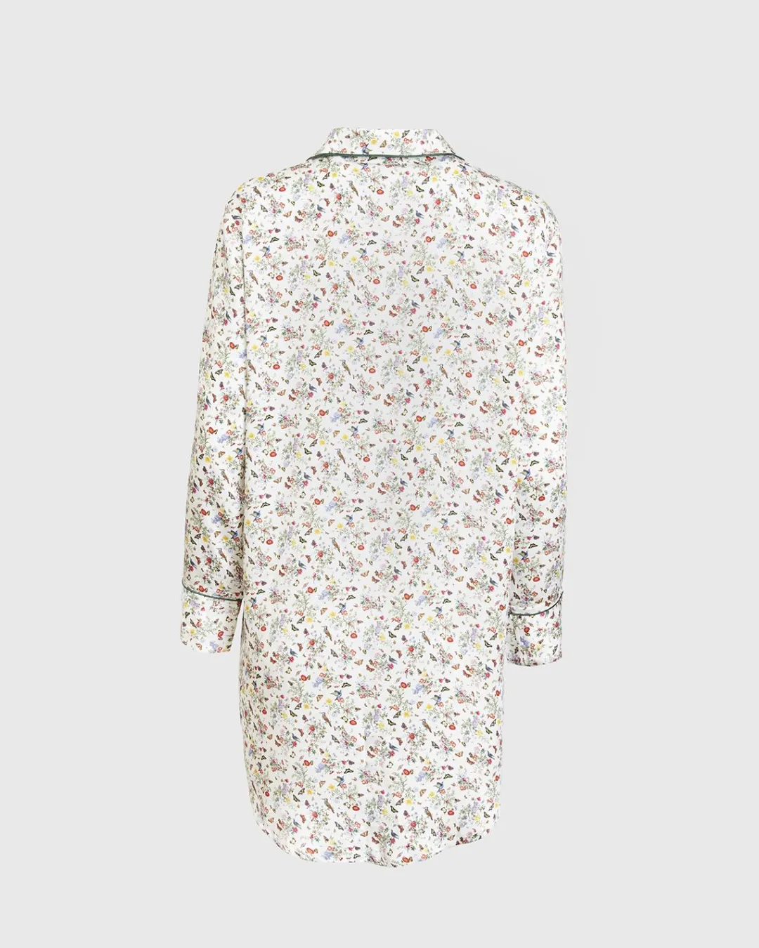 Sale Fable England Fruity Floral Cream Night Shirt