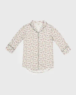 Sale Fable England Fruity Floral Cream Night Shirt