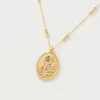 Discount Fable England Gemini Zodiac Necklace
