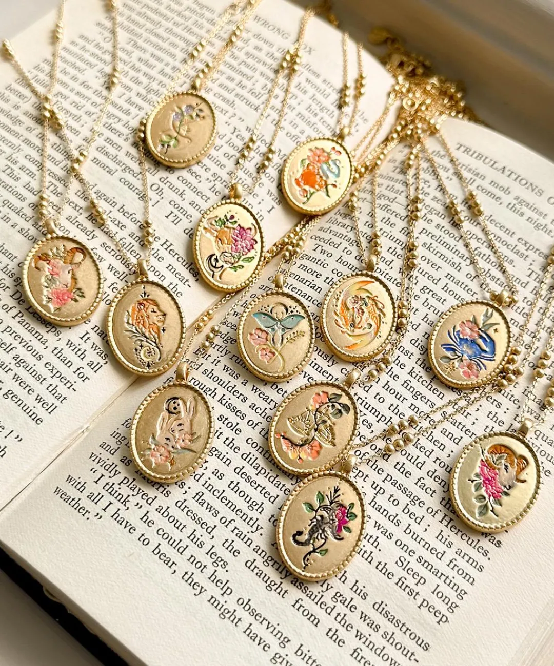 Discount Fable England Gemini Zodiac Necklace