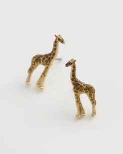 Clearance Fable England Giraffe Stud Earrings