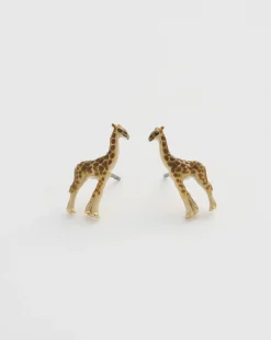 Clearance Fable England Giraffe Stud Earrings