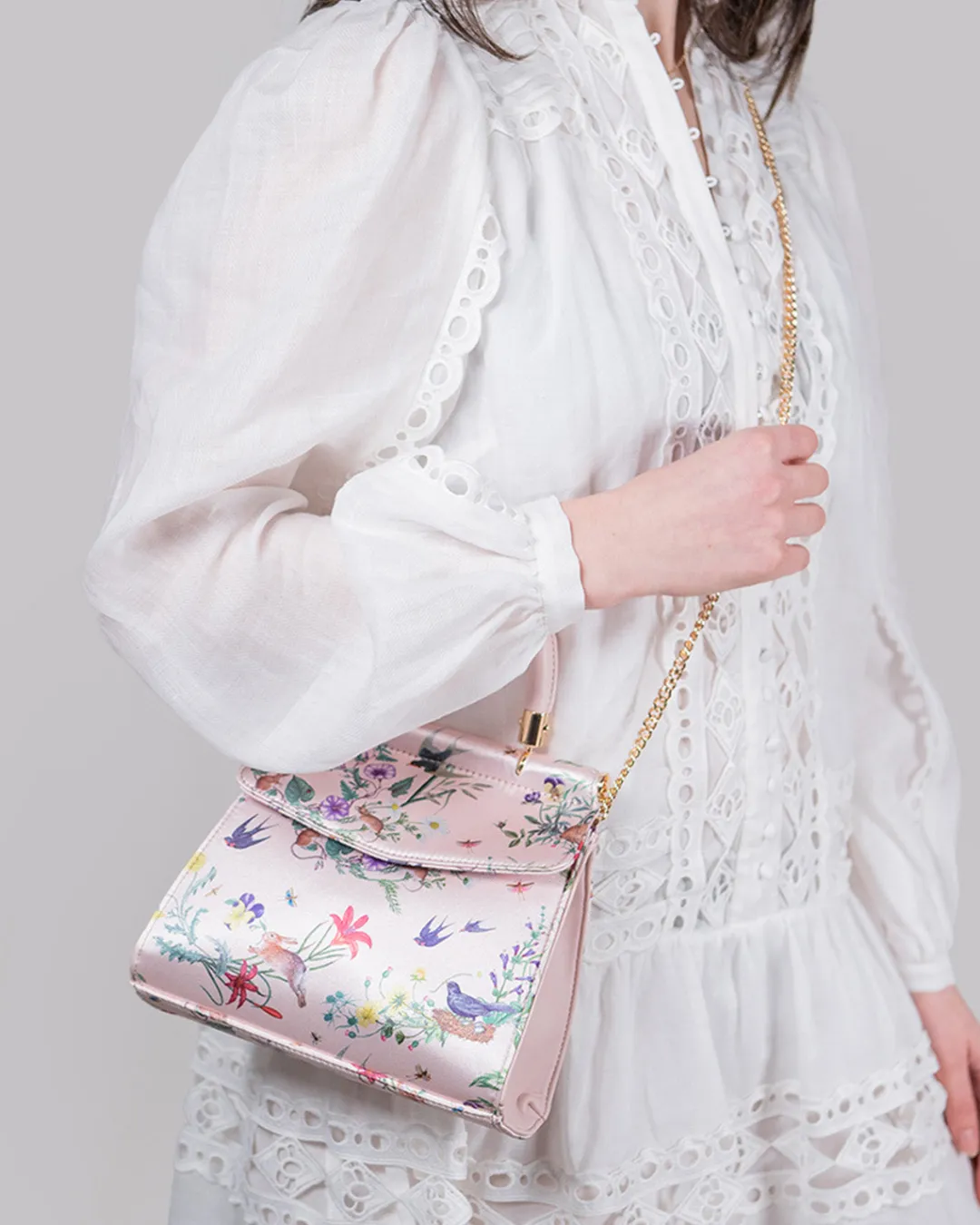 Hot Fable England High Tea Mini Top Handle Tote