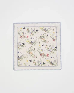 Outlet Fable England High Tea Toile Square Scarf
