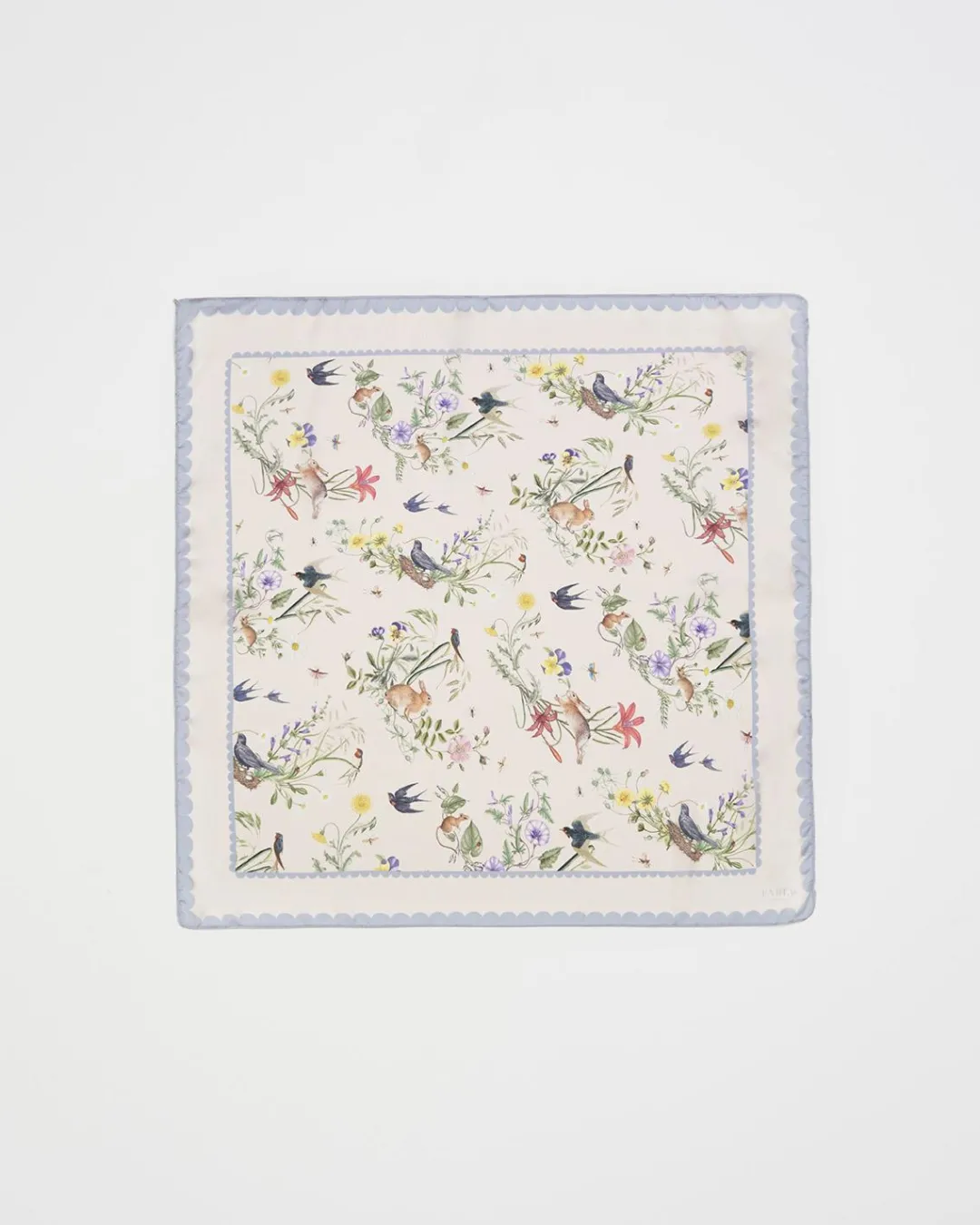 Outlet Fable England High Tea Toile Square Scarf