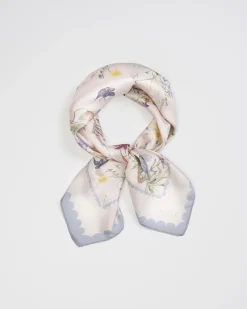 Outlet Fable England High Tea Toile Square Scarf