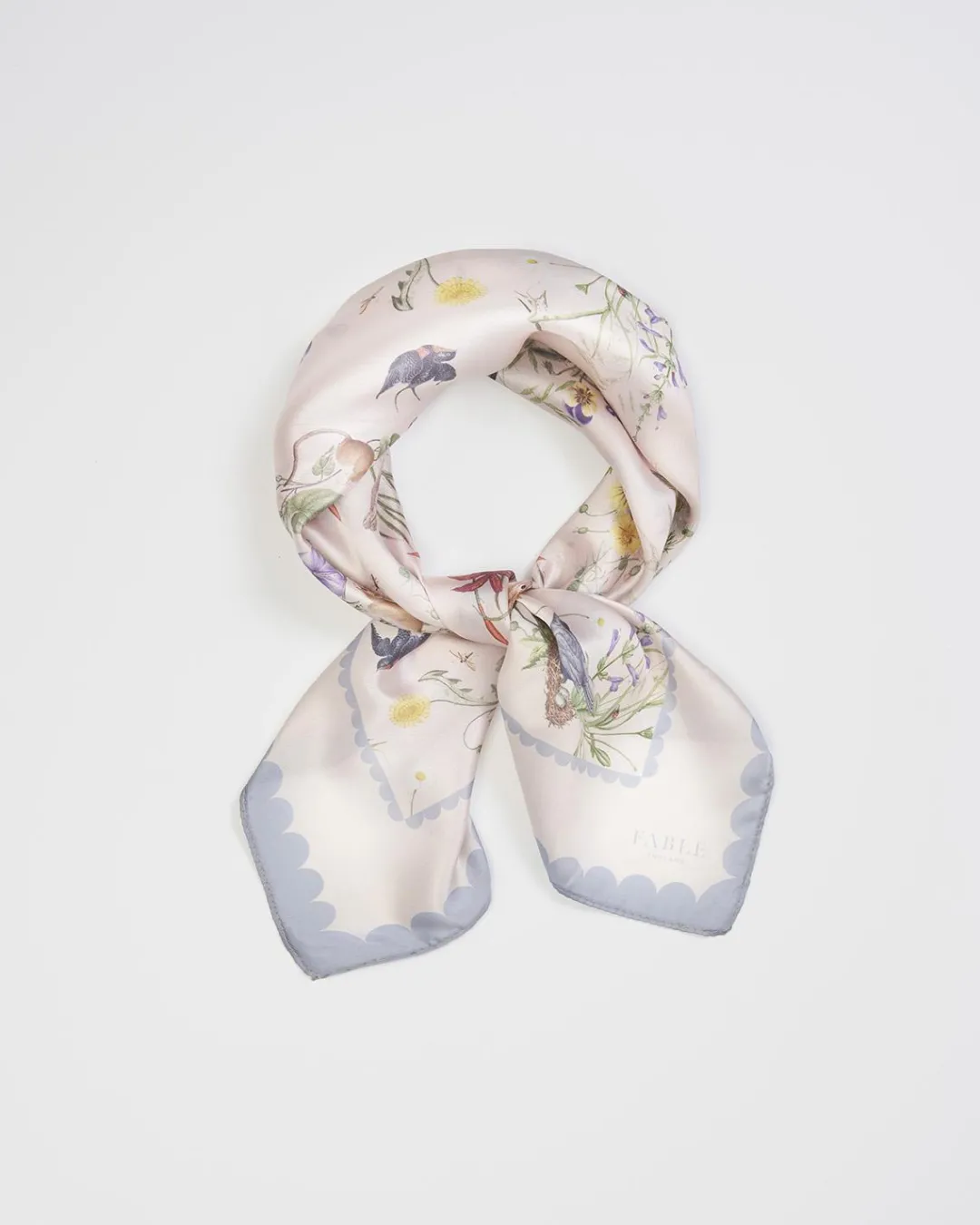 Outlet Fable England High Tea Toile Square Scarf