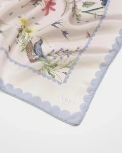 Outlet Fable England High Tea Toile Square Scarf