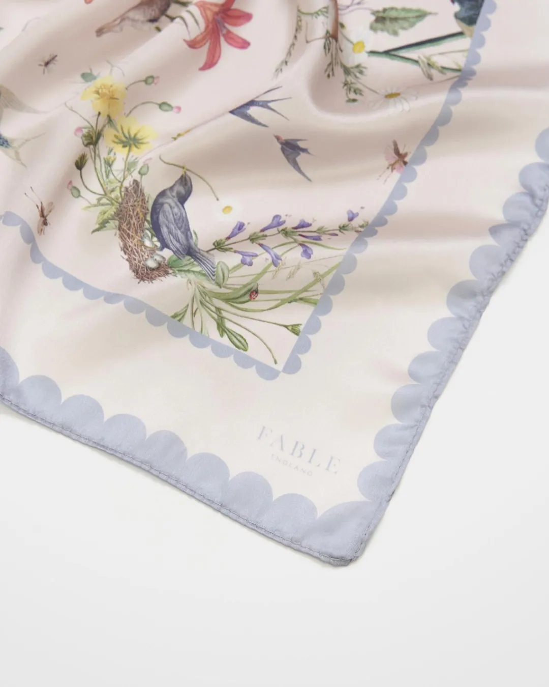 Outlet Fable England High Tea Toile Square Scarf