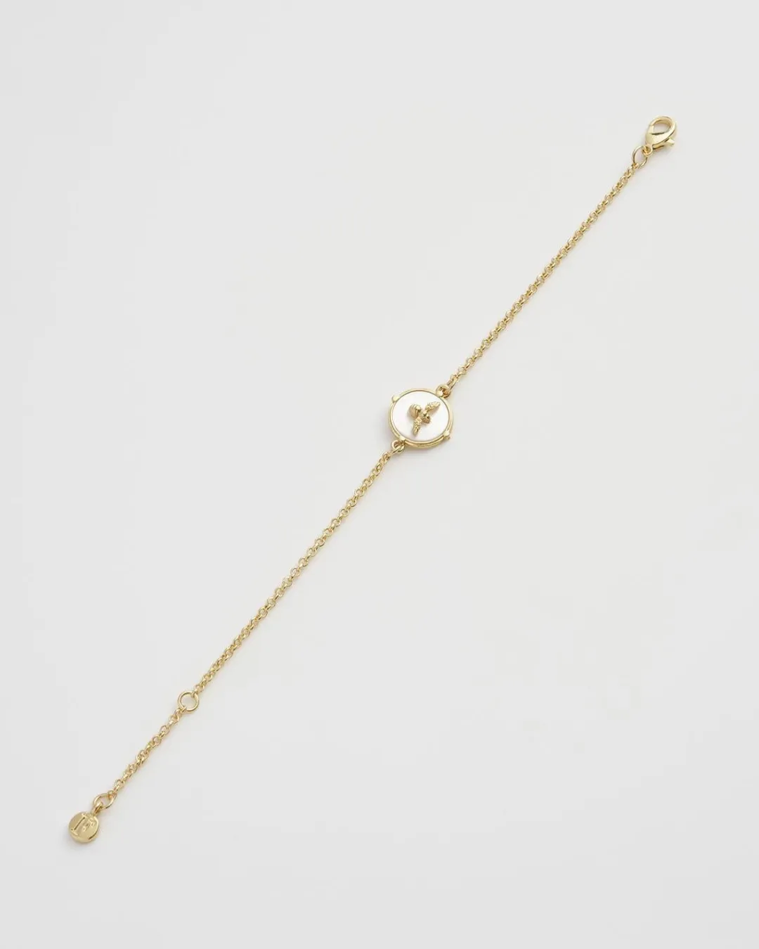 Hot Fable England Honey Bee & Pearl Bracelet