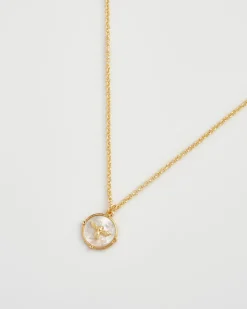 Hot Fable England Honey Bee & Pearl Pendant