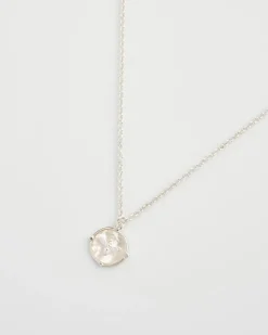 Sale Fable England Honey Bee & Pearl Pendant Silver