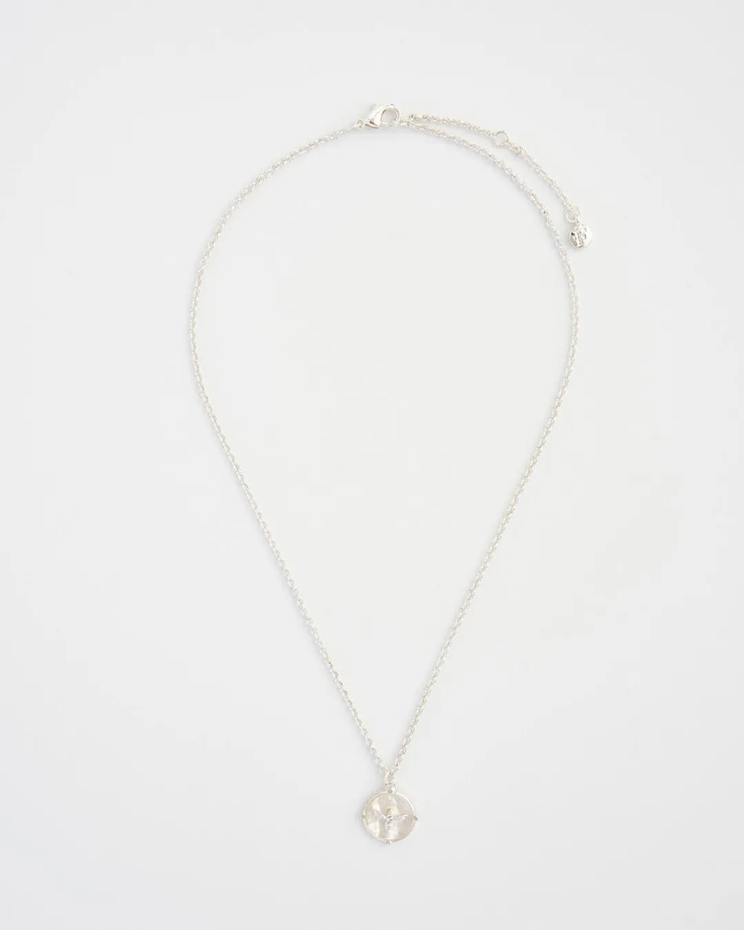 Sale Fable England Honey Bee & Pearl Pendant Silver