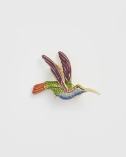 Hot Fable England Hummingbird Brooch