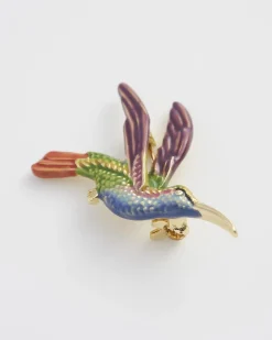 Hot Fable England Hummingbird Brooch