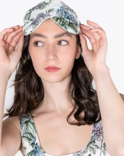 Fashion Fable England Hydrangea Ivory Sleep Mask