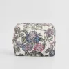 Fashion Fable England Hydrangea Large Quilted Makeup Bag