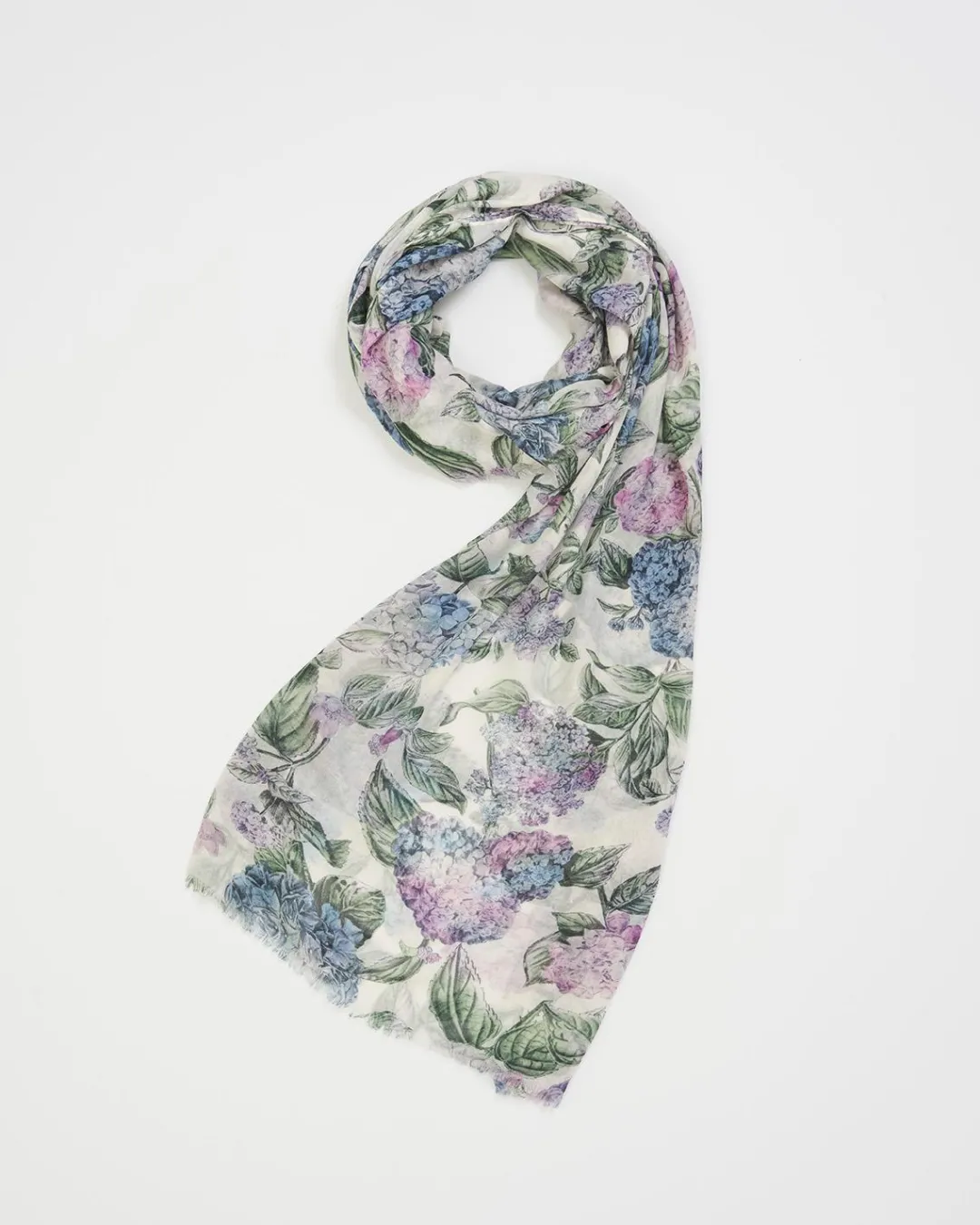 Outlet Fable England Hydrangea Light Weight Scarf