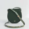 Clearance Fable England Into the Woods Green Saddle Purse