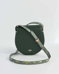 Clearance Fable England Into the Woods Green Saddle Purse