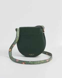Clearance Fable England Into the Woods Green Saddle Purse