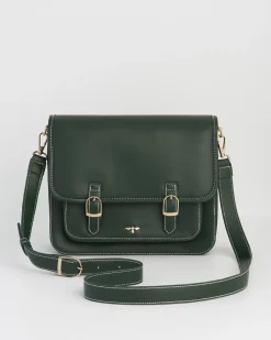 Discount Fable England Into the Woods Green Satchel