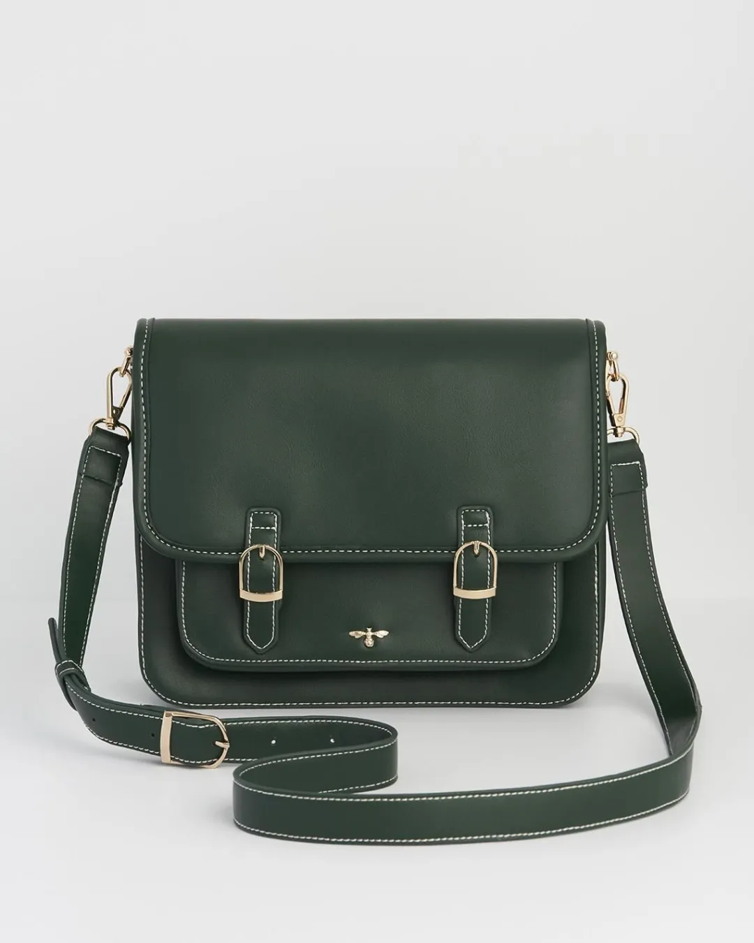 Discount Fable England Into the Woods Green Satchel