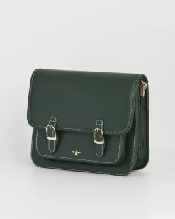 Discount Fable England Into the Woods Green Satchel