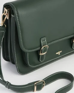 Discount Fable England Into the Woods Green Satchel