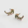 Fashion Fable England Lavender Earrings