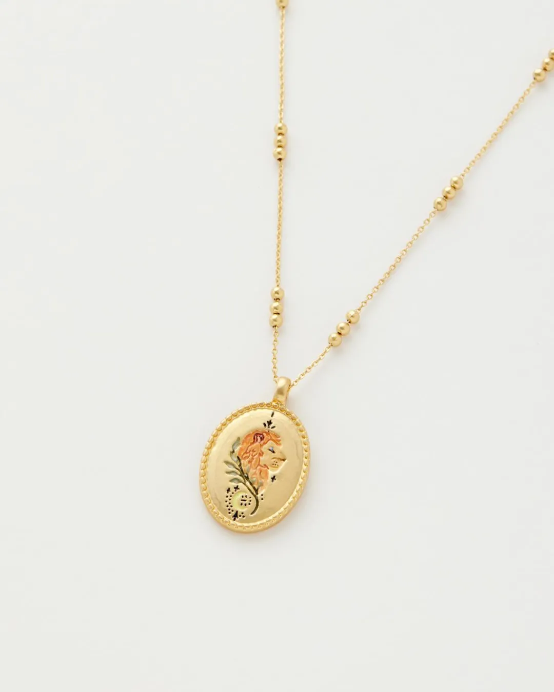 Sale Fable England Leo Zodiac Necklace