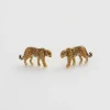 Sale Fable England Leopard Stud Earrings