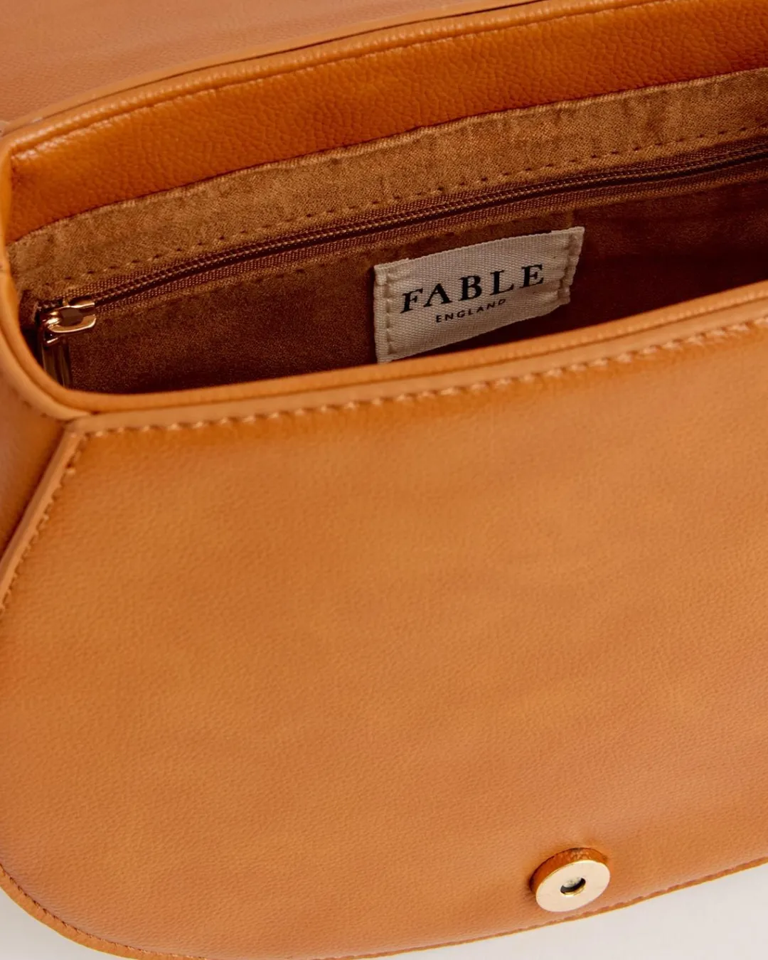 Best Fable England Liberty Saddle bag Tan Vegan Leather