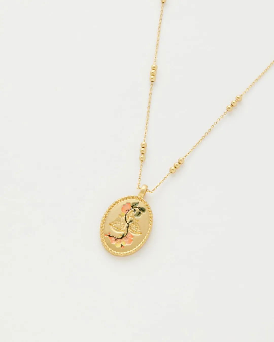 Clearance Fable England Libra Zodiac Necklace