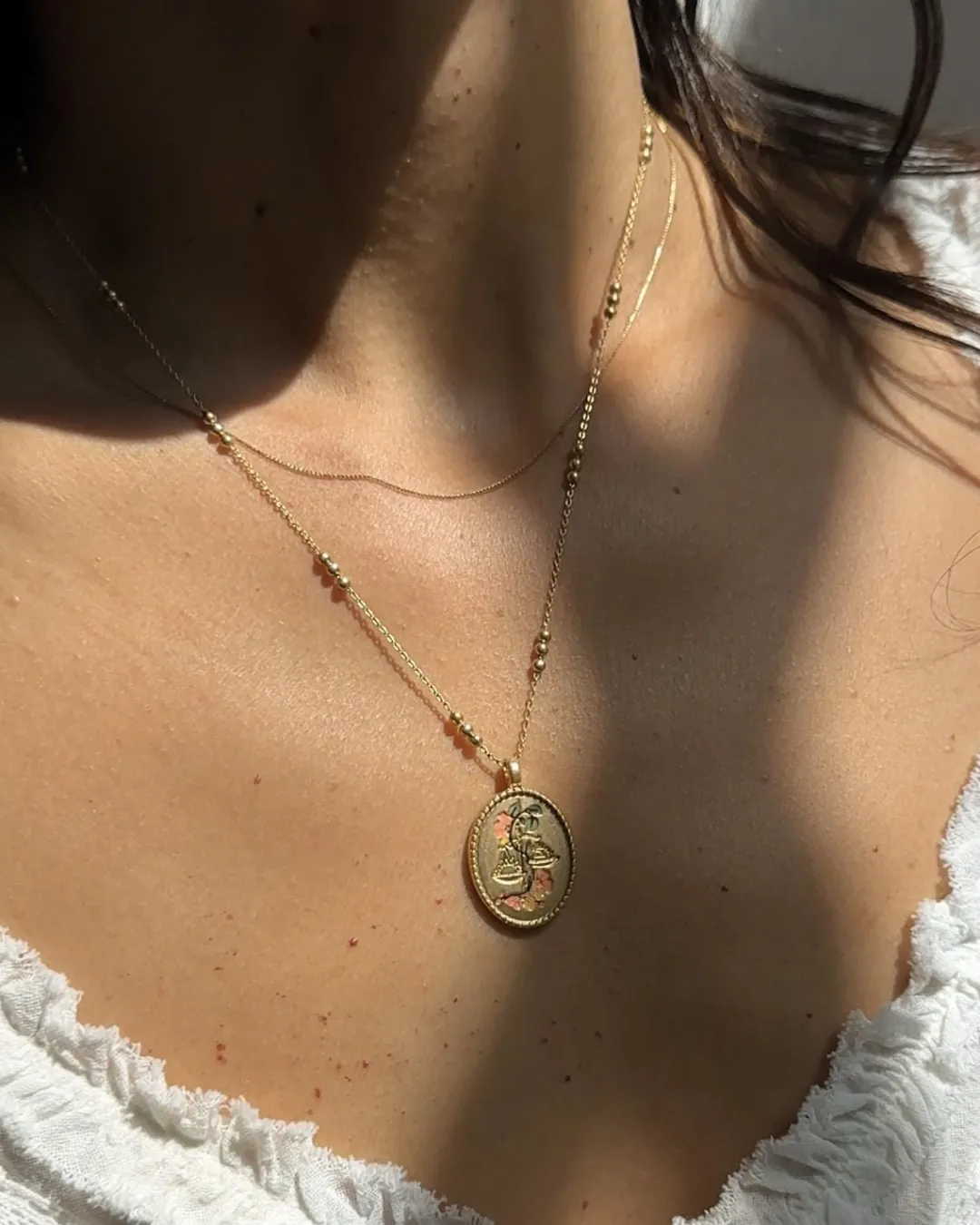 Clearance Fable England Libra Zodiac Necklace