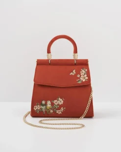 Fashion Fable England Lovebirds Mini Top Handle Tote