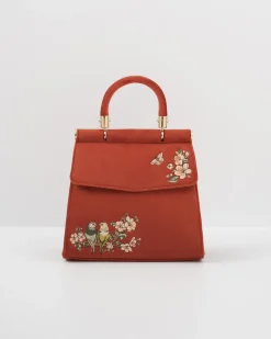 Fashion Fable England Lovebirds Mini Top Handle Tote