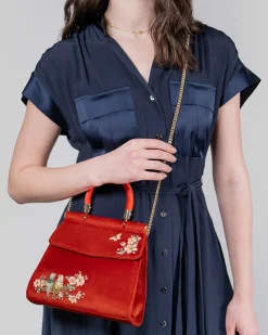 Fashion Fable England Lovebirds Mini Top Handle Tote