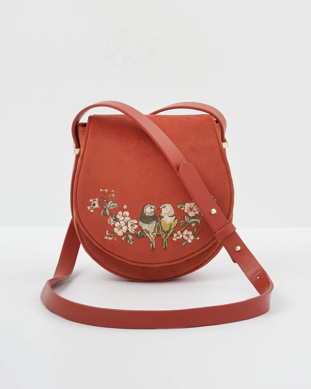 Hot Fable England Lovebirds Saddle Purse