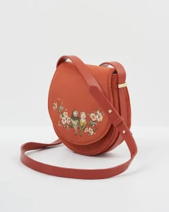 Hot Fable England Lovebirds Saddle Purse