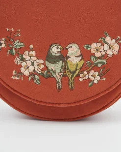 Hot Fable England Lovebirds Saddle Purse