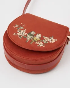 Hot Fable England Lovebirds Saddle Purse