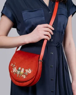 Hot Fable England Lovebirds Saddle Purse