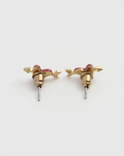 Fashion Fable England Lovestruck Heart Earrings