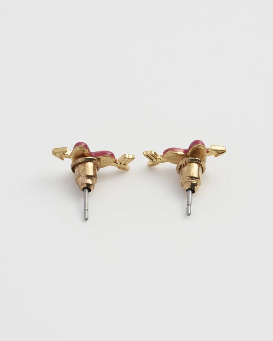 Fashion Fable England Lovestruck Heart Earrings