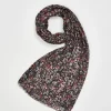 Clearance Fable England Magical Mushroom Black Lightweight Scarf