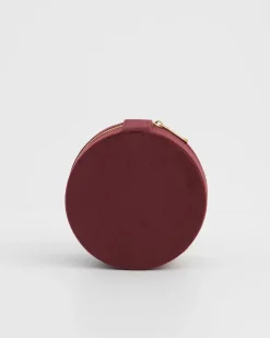 Discount Fable England Magical Mushroom Burgundy Velvet Jewelry Box
