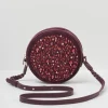 Sale Fable England Magical Mushroom Burgundy Circle Purse