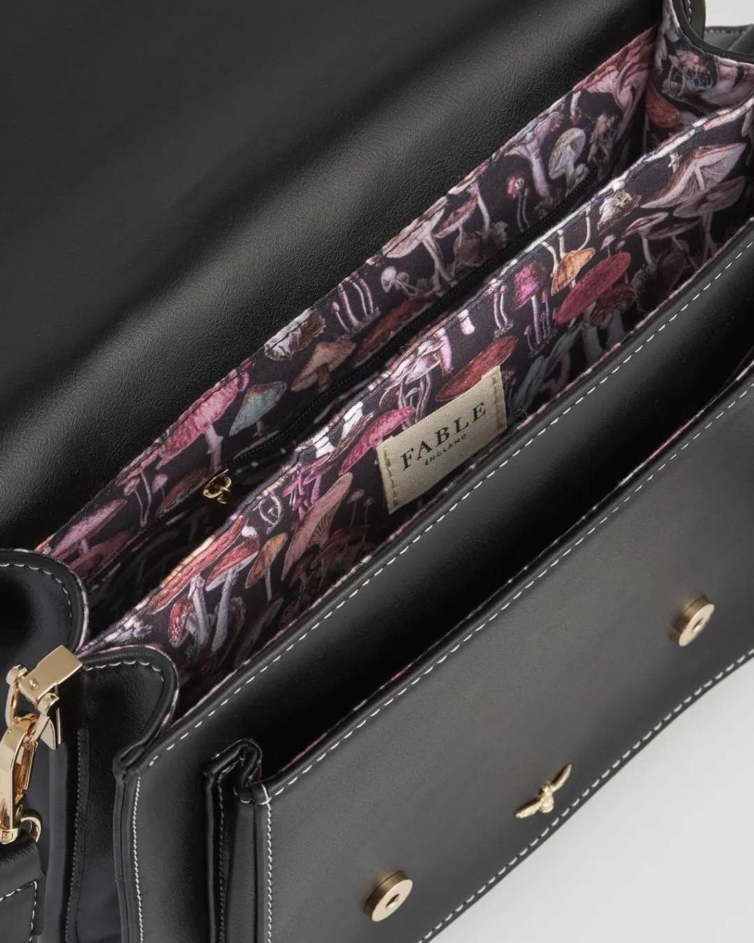 Online Fable England Magical Mushrooms Black Satchel