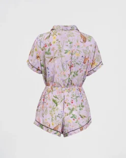 Hot Fable England Meadow Creature Lilac Short Pajamas